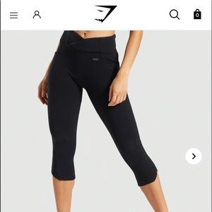 Gymshark Poise Cropped Leggings
